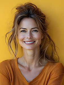 Adult Smiling after Braces treatment